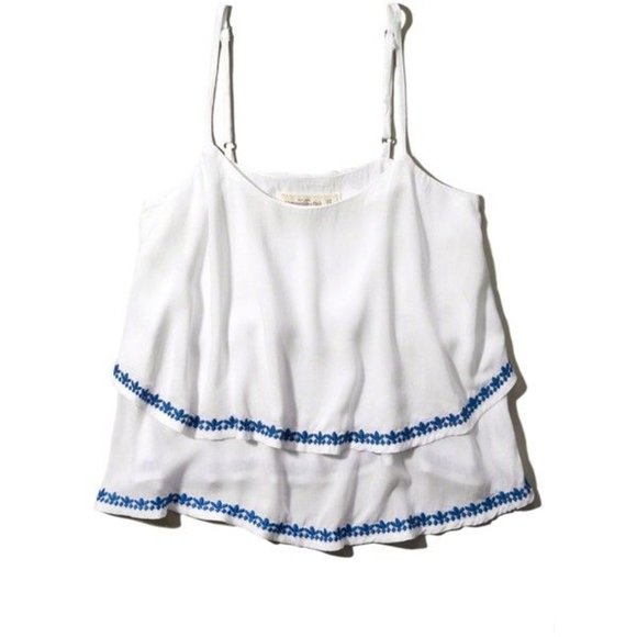 NWOT Abercrombie Layered Tank Top - Picture 1 of 6